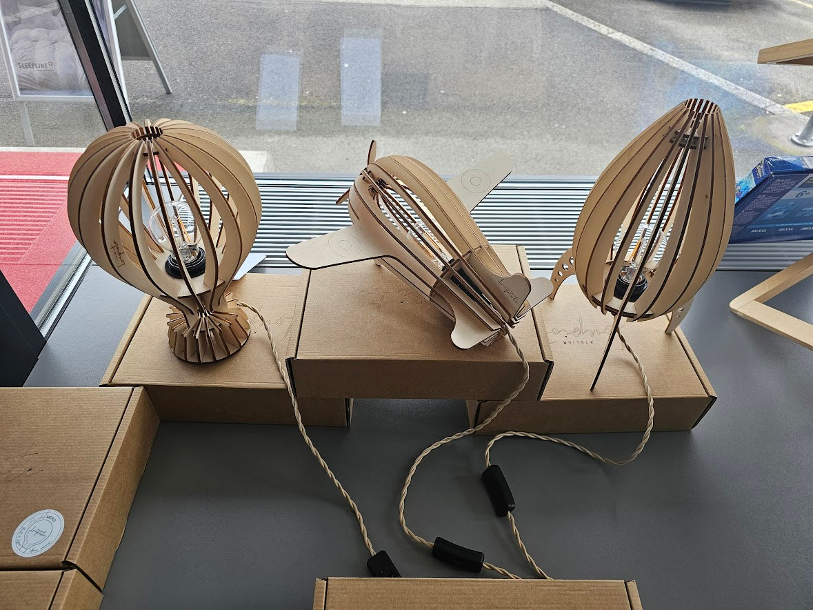 Nachttischlampe "Ballon,Flugi,Rakete"