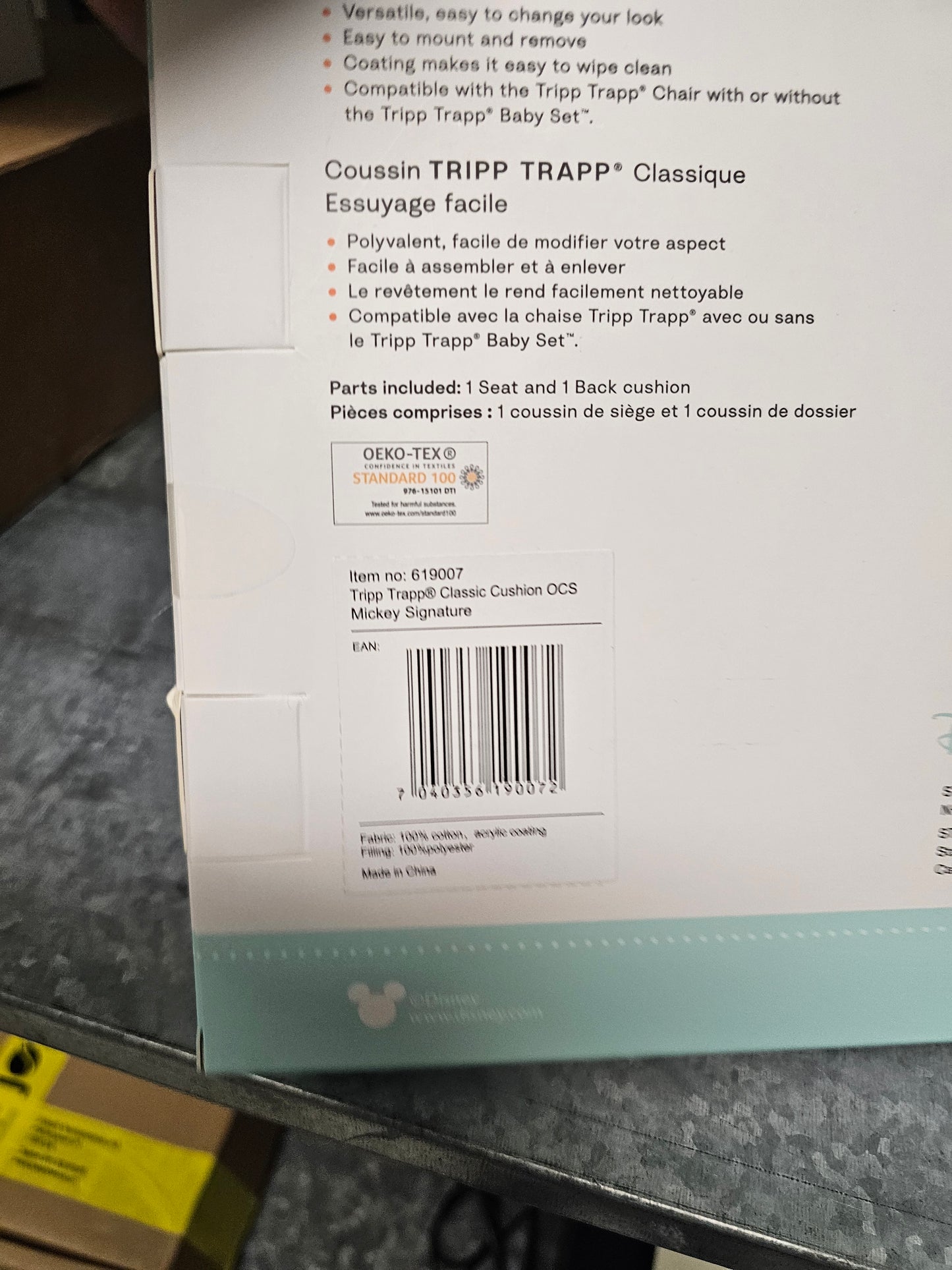 Stokke Tripp Trapp Kinderstuhl Kissen Mickey Signature Lageraktion 30% mit Code TT30
