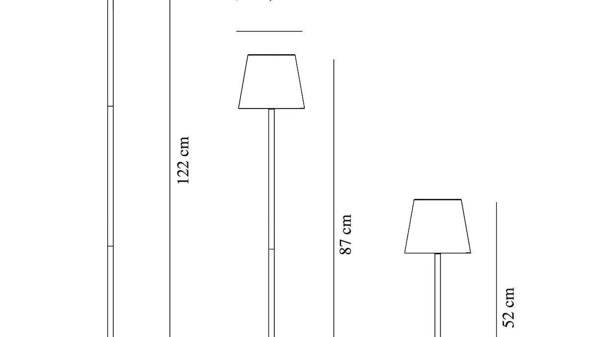 Poldina Pro L Corten Ständerleuchte