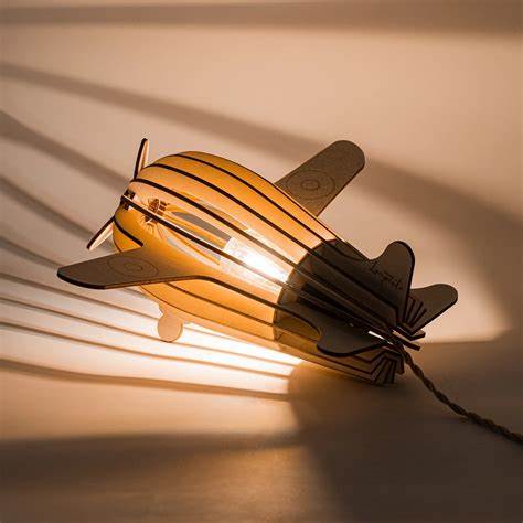 Nachttischlampe "Ballon,Flugi,Rakete"