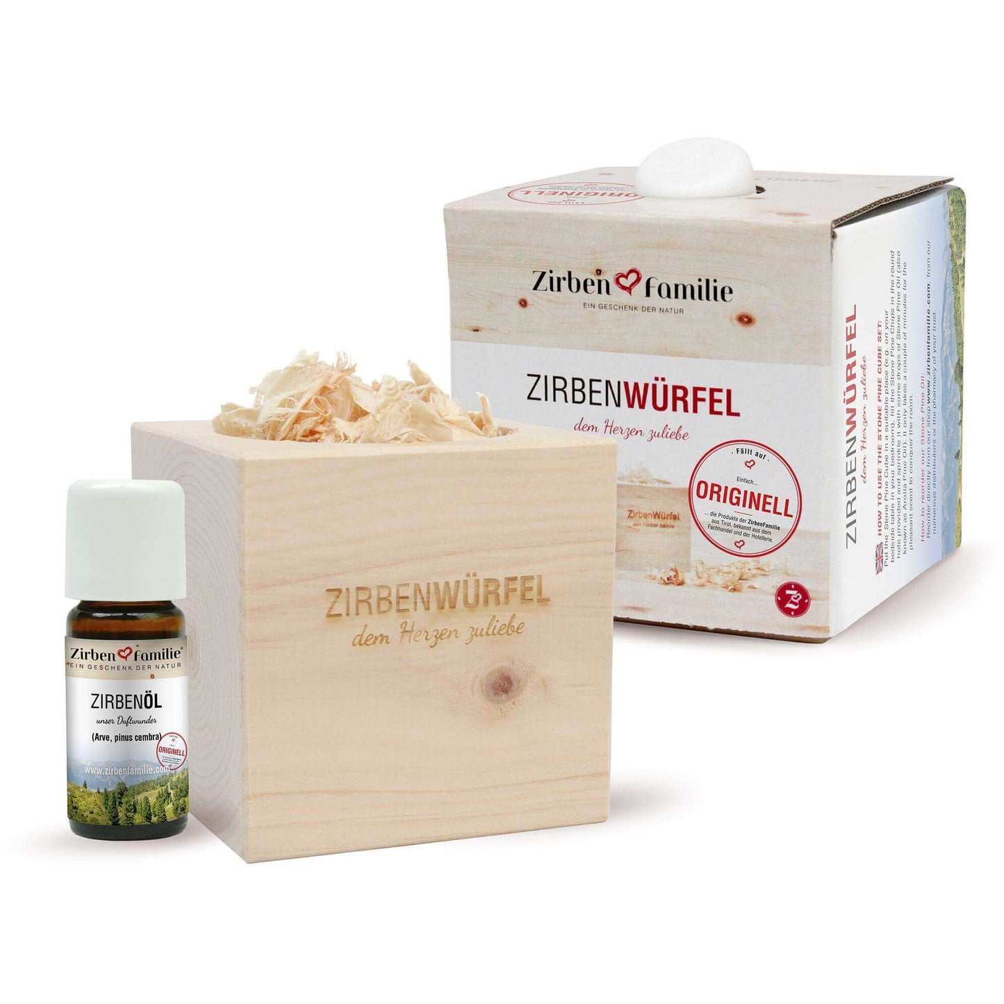 Zirbenwürfel Original ZirbenFamilie