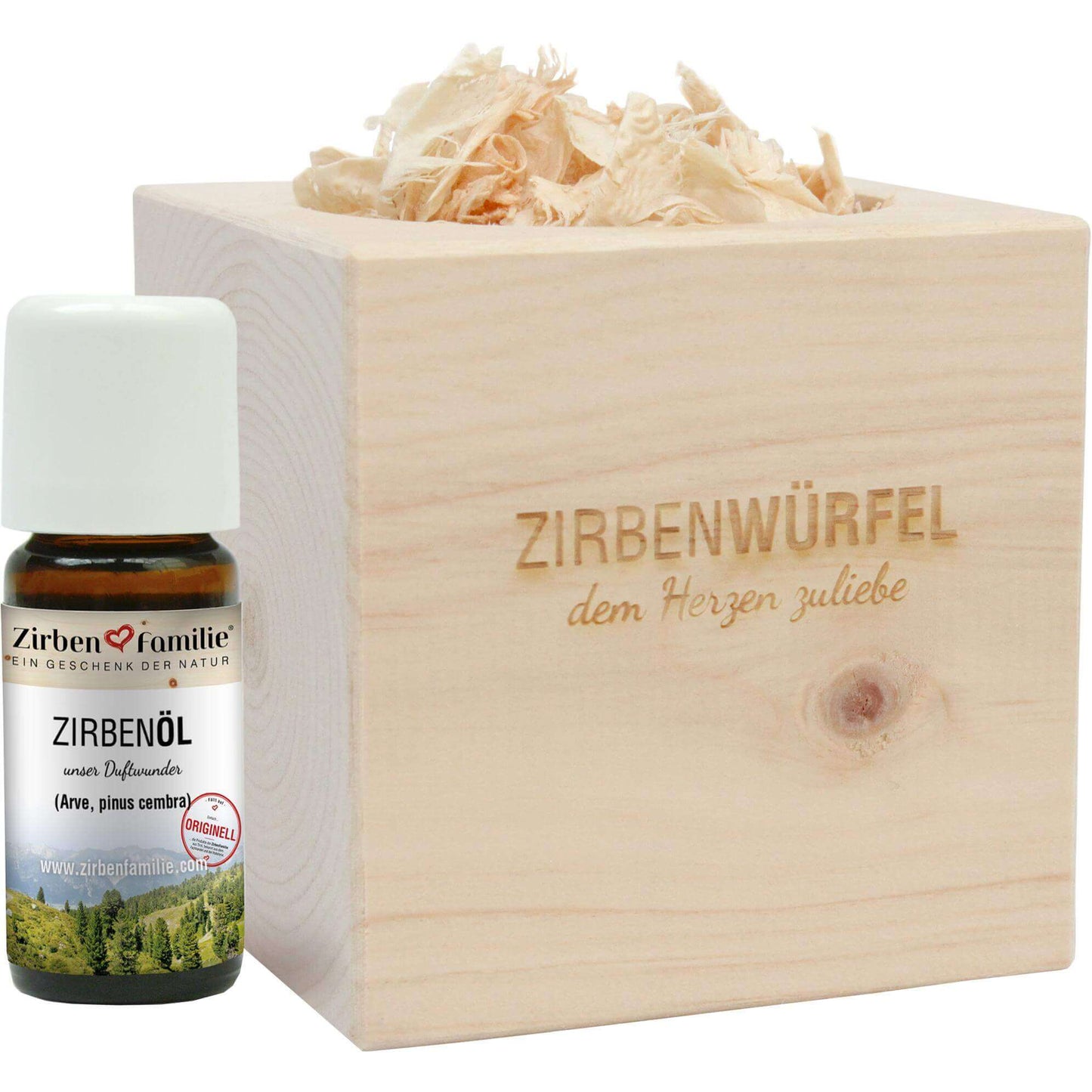 Zirbenwürfel Original ZirbenFamilie