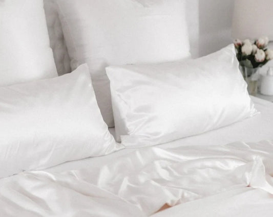 Design Naturweiß - Kissenbezug aus 100% reiner Maulbeerseide