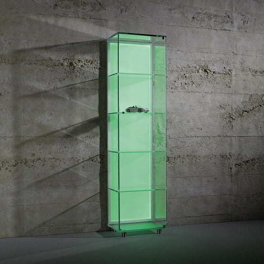 Dreieck Design Glasvitrine Solus Backlight Float Optiwhite Spezialpreis ab Ausstellung